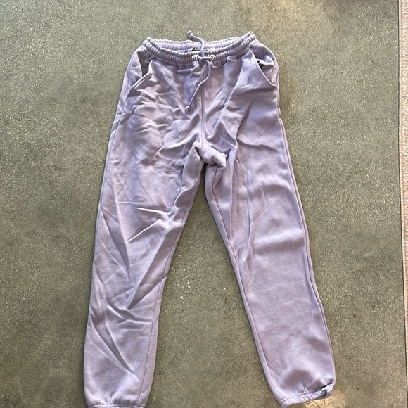 Missguided purple joggers. Talk length. Worn once - Picture 1 of 2